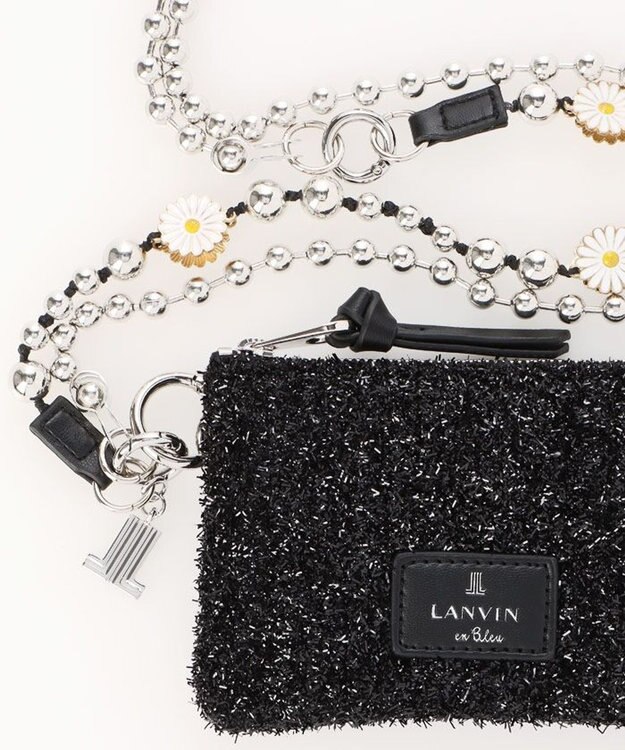 LANVIN en Bleu ジュエル スマホストラップ ブラック