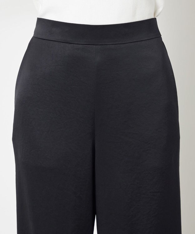 NAVE 【Nave】クラッシュサテン パンツ ブラック系