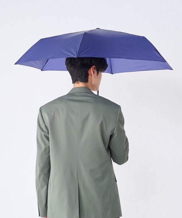 MOONBAT Magical tech(マジカルテック) 超軽量 自動開閉傘 215g 58cm 大きめ UV ネイビーブルー