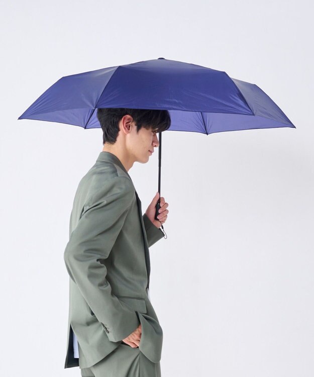 MOONBAT Magical tech(マジカルテック) 超軽量 自動開閉傘 215g 58cm 大きめ UV ネイビーブルー