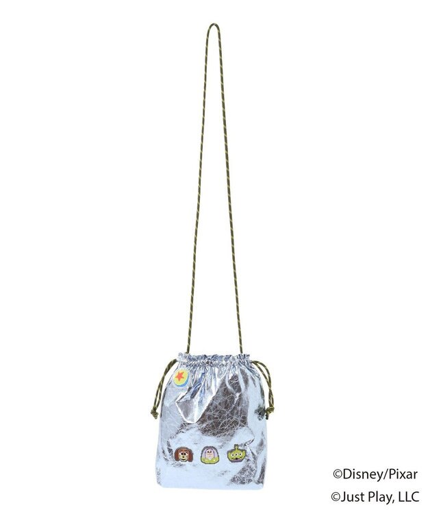 Green Parks トイストーリー／メタリック巾着ポシェット Light Blue