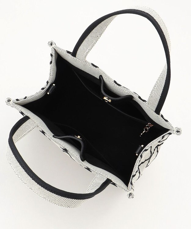 TOCCA CHECKER CLOVER EMBROIDERY MINI ミニバッグ ブラック系