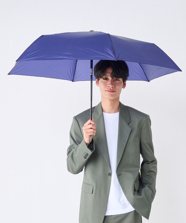 MOONBAT Magical tech(マジカルテック) 超軽量 自動開閉傘 215g 58cm 大きめ UV ネイビーブルー