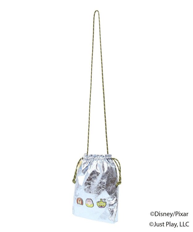 Green Parks トイストーリー／メタリック巾着ポシェット Light Blue