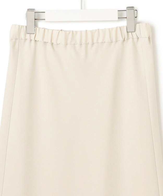 23区 【吸水速乾/防シワ】ジョーゼットサテン ナロー スカート ベージュ系