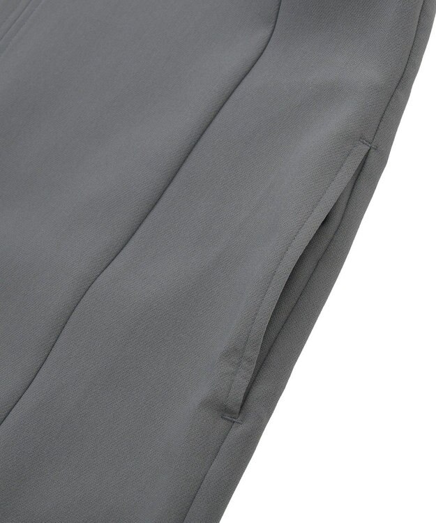 AMERICAN HOLIC イージーケアWクロスIラインワンピース Charcoal Gray