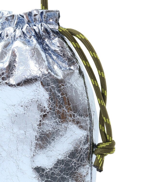 Green Parks トイストーリー／メタリック巾着ポシェット Light Blue