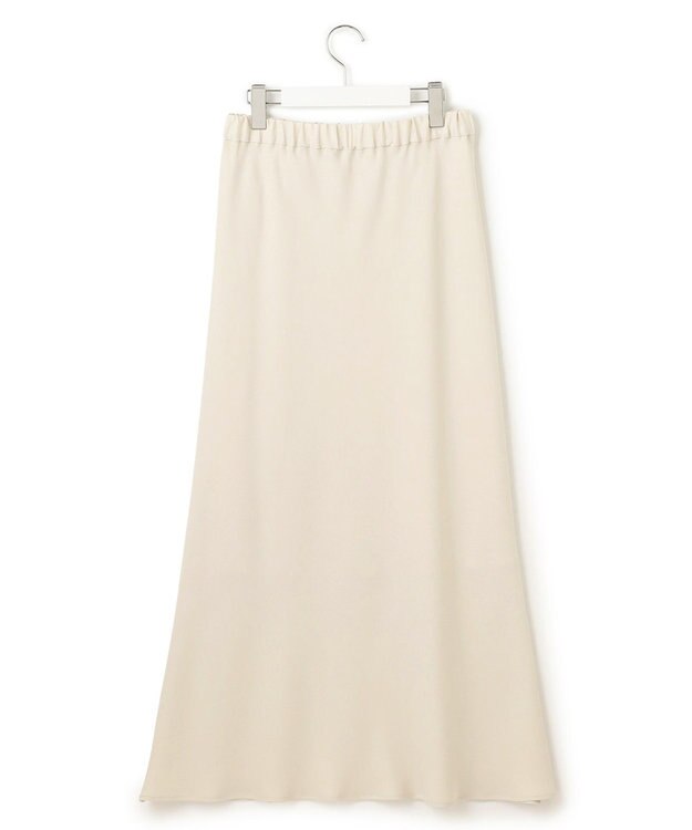 23区 【吸水速乾/防シワ】ジョーゼットサテン ナロー スカート ベージュ系