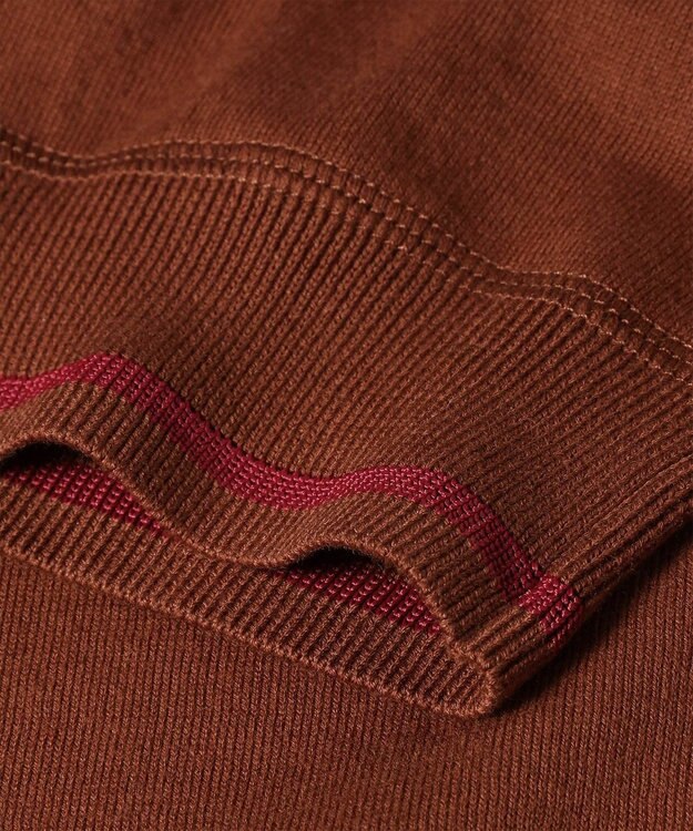 Paul Smith ベーシック クルーネック 半袖カーディガン ブラウン