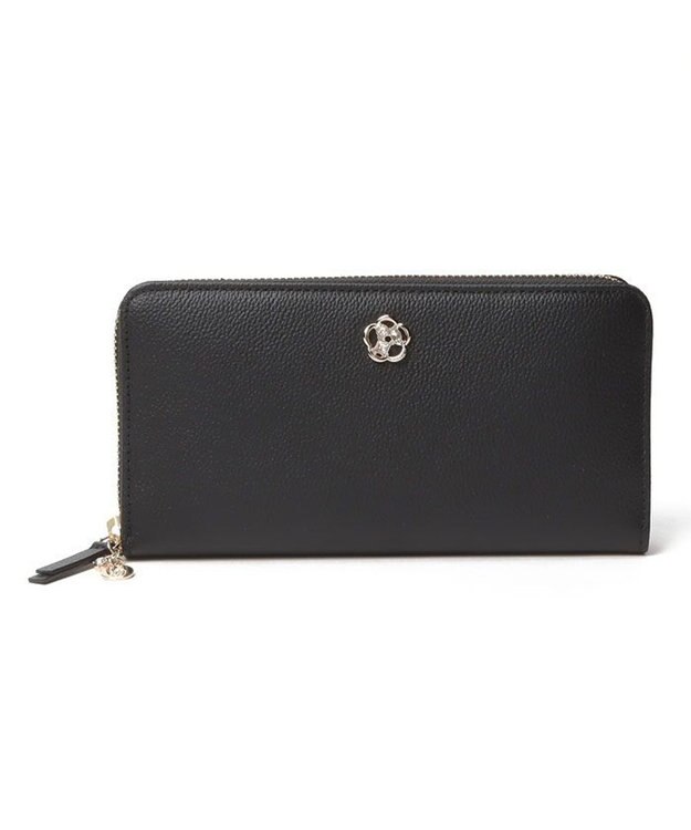 CLATHAS モマン ラウンド長財布 ブラック