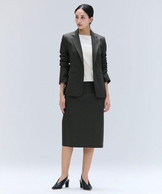 BEIGE， 【Lsize・セットアップ対応】CORBY / ウールタイトスカート Khaki