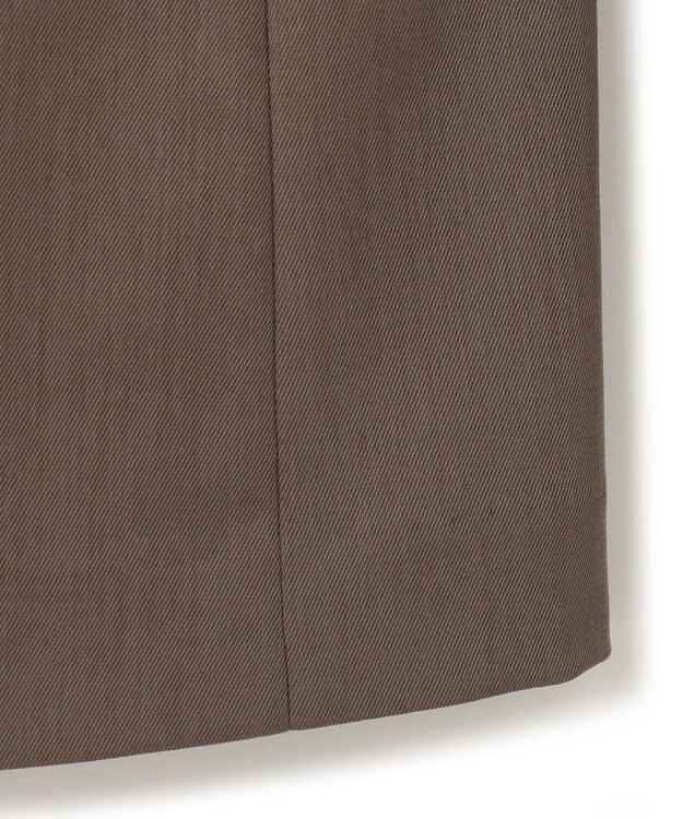 UNFILO TENNEN TOUCH ノーカラージャケット ブラウン