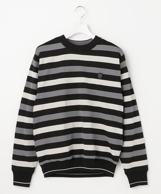 23区GOLF  【MEN】リバーシブルニット 防風裏地 2WAY ブラック系1