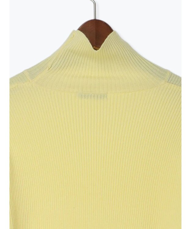 Te chichi 【Atelier Bonheur】ビジュー釦リブタートルプルオーバー《2025winter catalog item》 イエロー