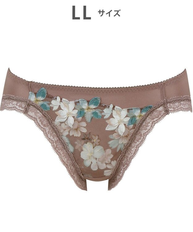 WACOAL ショーツ 【重力に負けないバストケアBra】 はきこみ丈あさめ はきごこちがよい BRB414とペア レディース PRA114 /ワコール ダークブラウン