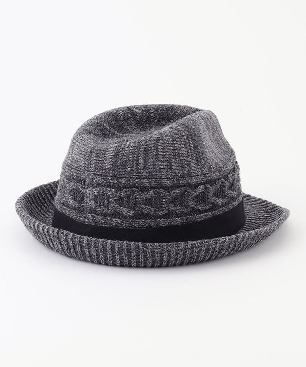 JOSEPH ABBOUD ウールサーモハット グレー系
