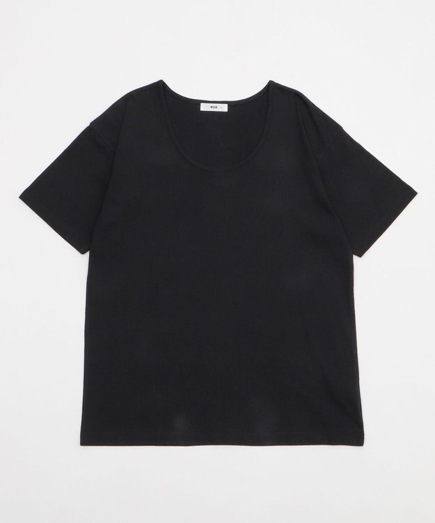 WEGO 【ユニセックス着用ITEM/MLサイズ展開】UネックT（SS） ブラック