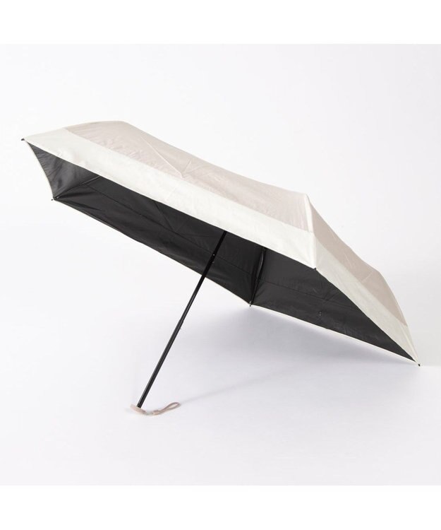 UNBILLION カシュネ cachenez / 【晴雨兼用】【日傘】 【UV カット率99.999.9％以上】PU軽量無地バイカラーミニ折りたたみ傘 ベージュ
