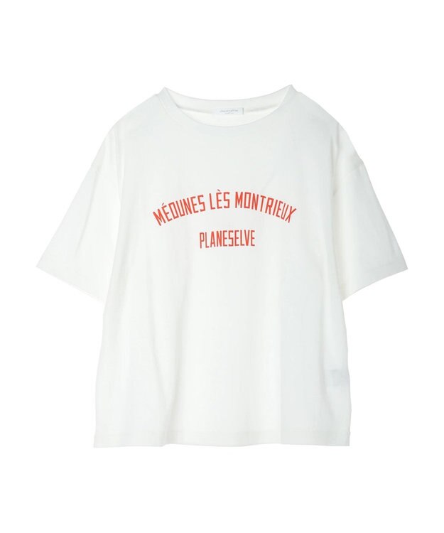 Green Parks キレイ目カレッジボックスＴシャツ Red