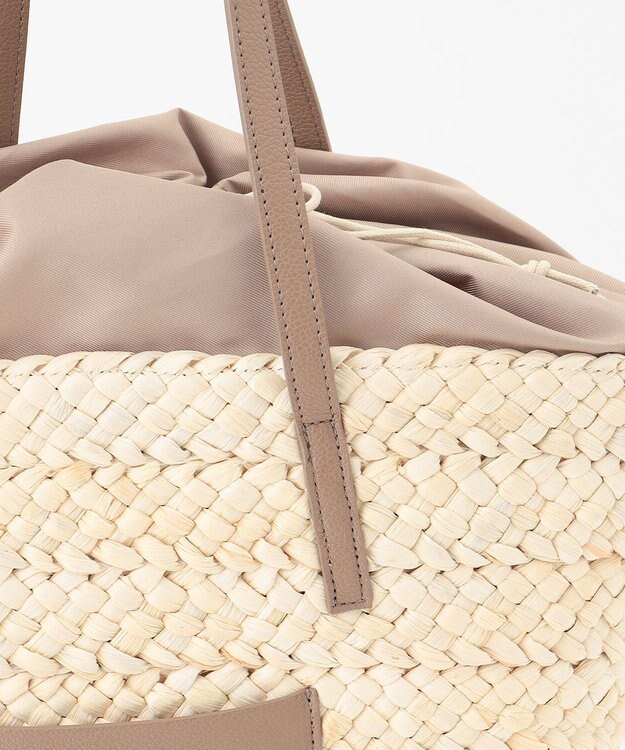 LA BAGAGERIE 【メイズ】ワイドバスケット グレージュ