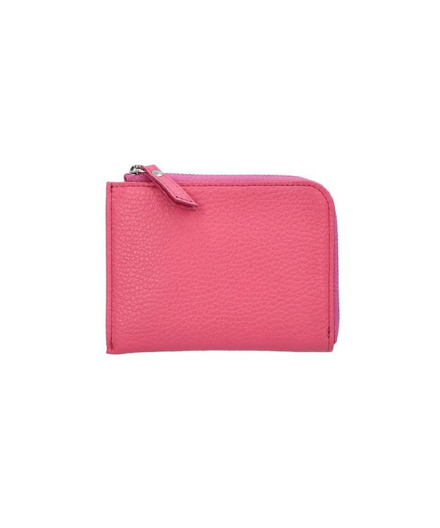 Atelier nuu 日本製 本革 lim Ｌ字ミニウォレット ピンク