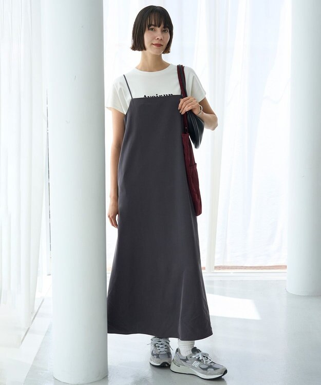 UNFILO 【新色追加】BEAUTY FORM-Tコットン ロゴフレンチT オフ(2行ロゴ)