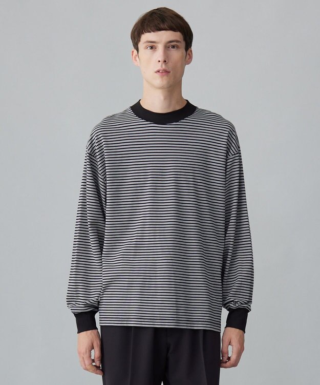 UNFILO MENS 【男女兼用】スマート ストレッチ ロンTEE [24年商品] ボーダー