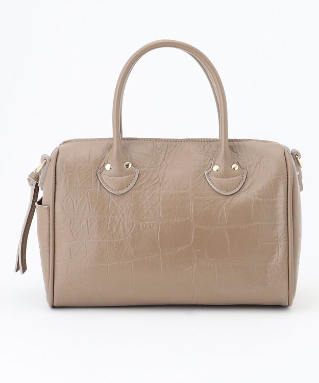 UNBILLION perche / 牛革オイル2wayテープショルダーS クロコオーク