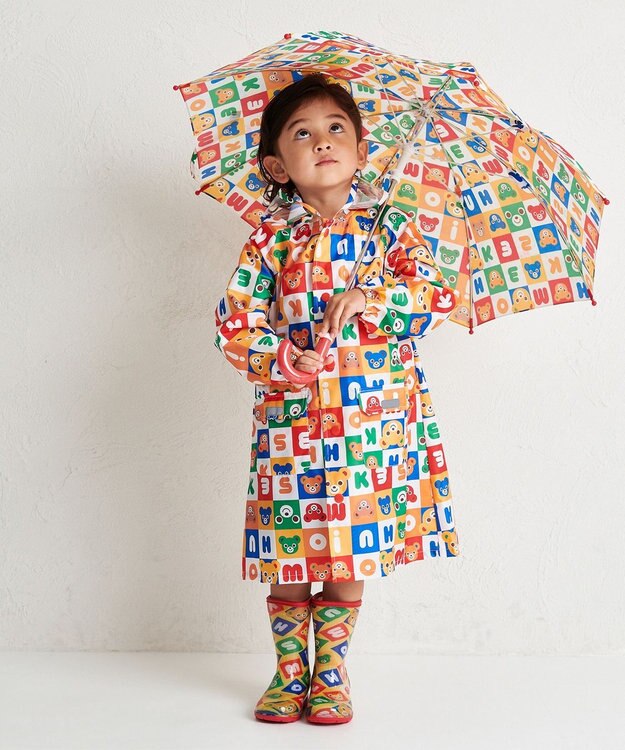 MIKI HOUSE HOT BISCUITS 【ミキハウス】【80-130cm】 レインコート マルチカラー