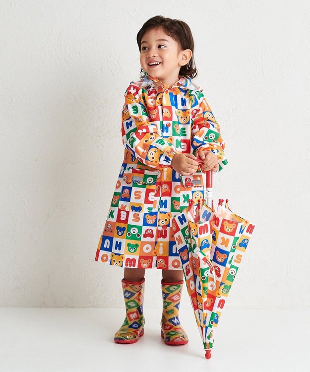 MIKI HOUSE HOT BISCUITS 【ミキハウス】【80-130cm】 レインコート マルチカラー