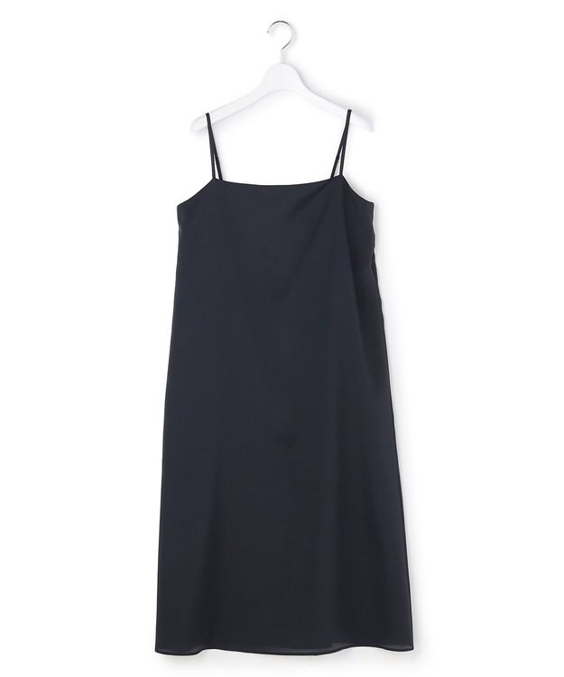 ICB L 【先行予約】サマーレノクロス フレアワンピース ネイビー×ブラック