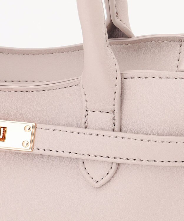 ANY 【2WAY】ワイドスクエアショルダーバッグ ベージュ