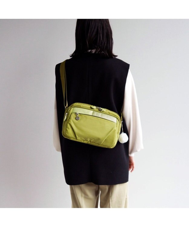 ACE BAGS & LUGGAGE Kanana project PJ1-4th ショルダーバッグ 67642 カナナ プロジェクト イエローグリーン