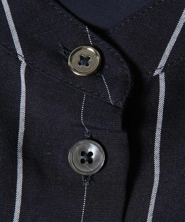 Paul Smith ストライプ ノースリーブシャツ ネイビー