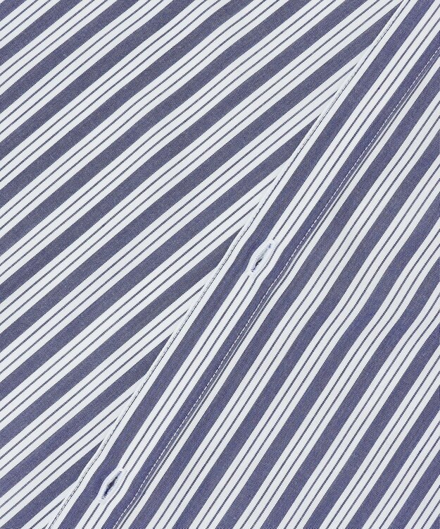 ANY L ＡＮＹオーバーサイズシャツ ブルーストライプ