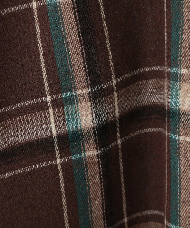 CRAFT STANDARD BOUTIQUE ネルチェックシャツ Brown