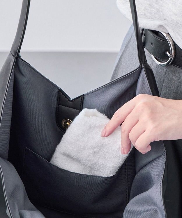 ROOTOTE 3666【シャープな印象】LT.ラウンド.Vカット-A 01：ブラック