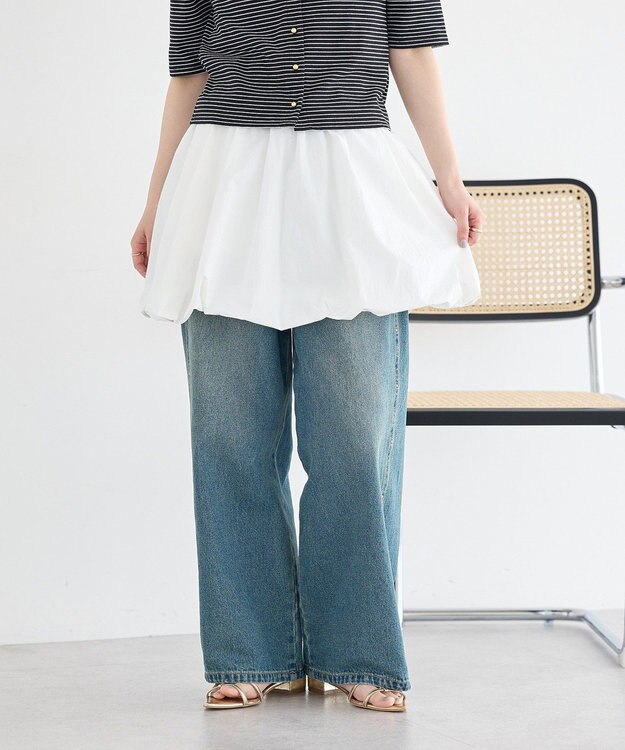 earth music&ecology バルーンスカート Off White