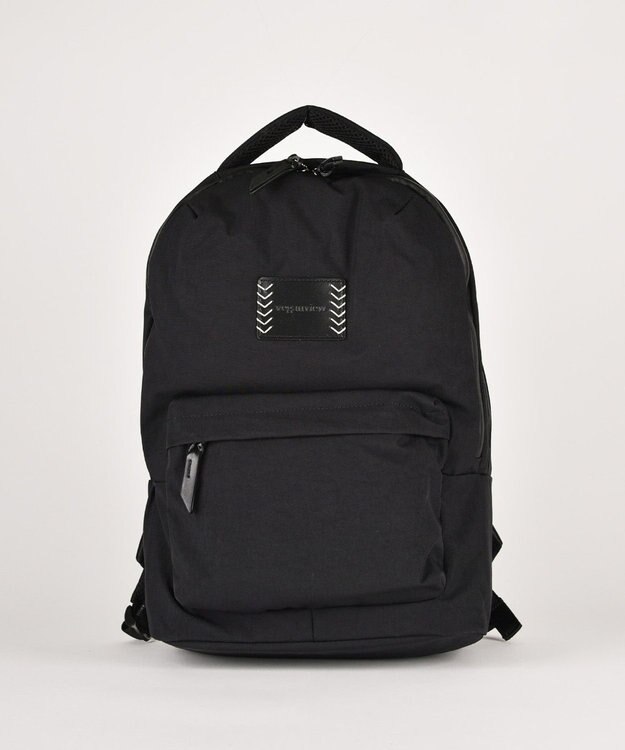 LA BAGAGERIE 【veganview】crinkle nylon backpack Msize ブラック