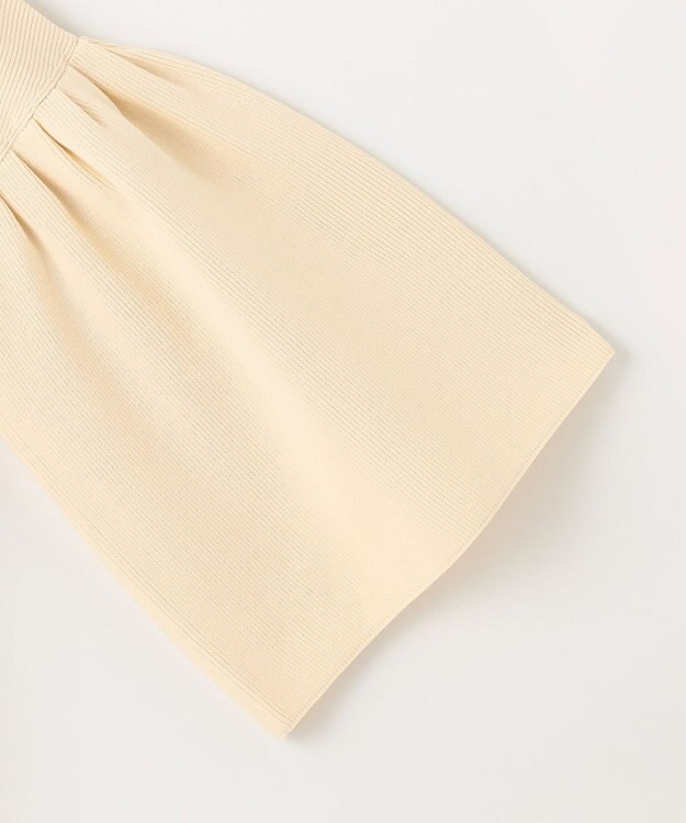 組曲 AMOSSAベルスリーブ ニット ベージュ系