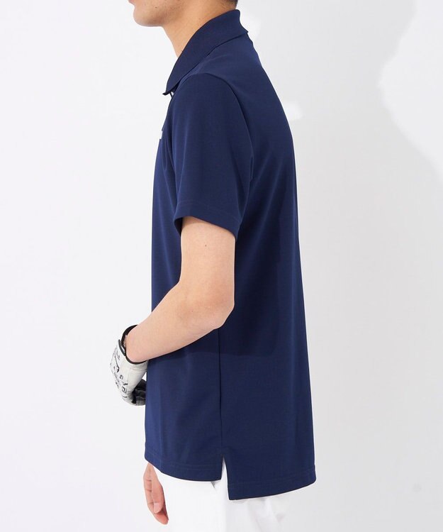 FILA GOLF／marie claire 【FILA GOLF】ワンポイントロゴ半袖ポロシャツ ネイビー
