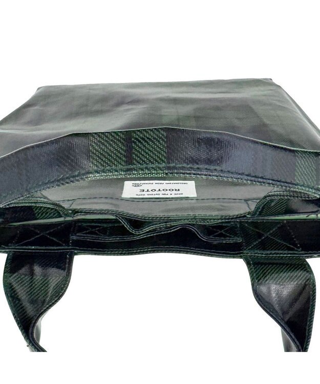 ROOTOTE 3608【ラミネート加工】EU.デリ.ラミネート-T 01：チェック・グリーン