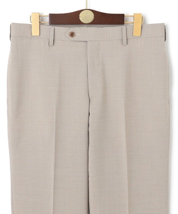 J.PRESS MEN 【PEPPIN MERINO COMFORT】ジオメトリックドビー スラックス ベージュ系