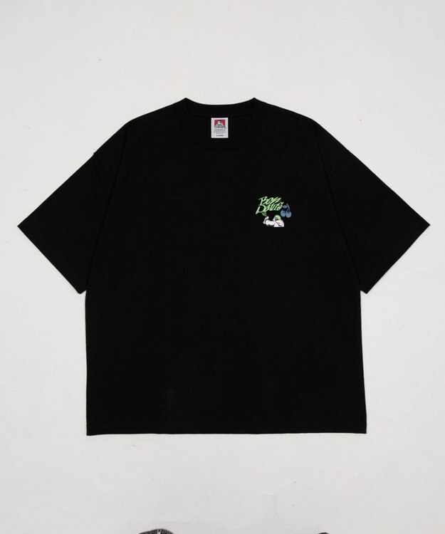 WEGO 【SMLサイズ展開】別注BENDAVISグラフィックT（SS） ブラック