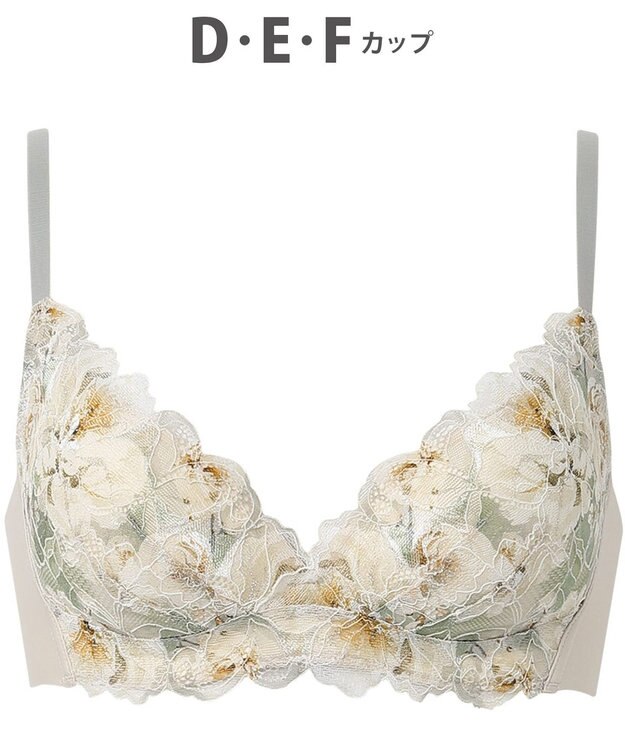 WACOAL ノンワイヤーブラ 【SUHADA ONE】 谷間メイク ふっくらデコルテ 脇すっきりシルエット レディース BXB411 /ワコール ベージュ