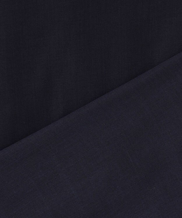 組曲 L シフォンツイルラッフル ブラウス ネイビー系