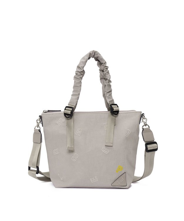 PELLE BORSA 2WAYミニトート Wrinkle リンクル 6523 ライトグレー