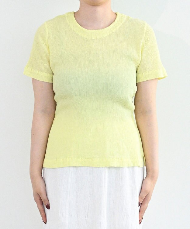 crêprie tsumori chisato creperie T-SHIRT クレプリ 半袖Tシャツ LIGHT YELLOW