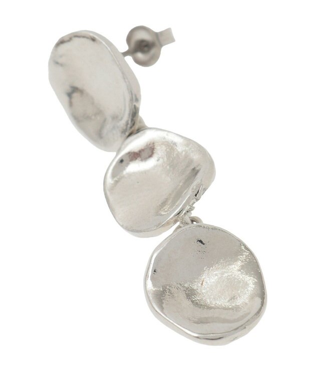 AMERICAN HOLIC ニュアンスプレートスイングピアス Silver