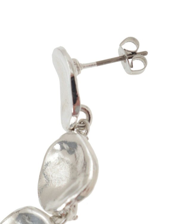 AMERICAN HOLIC ニュアンスプレートスイングピアス Silver